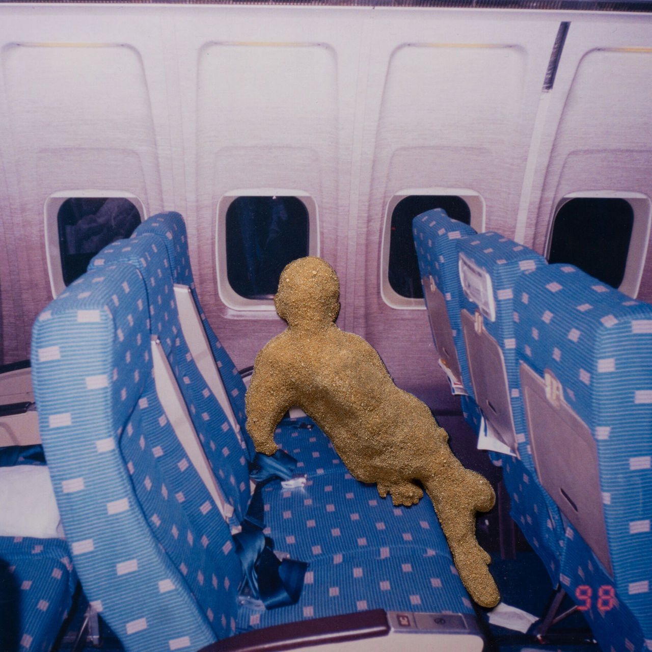 Art of Individual on Airplane