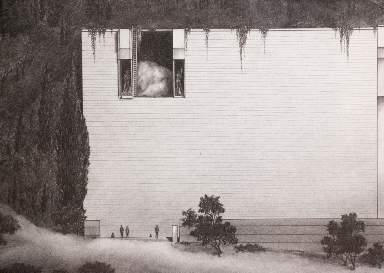 Doug Darden, Temple Forgetful, lithograph