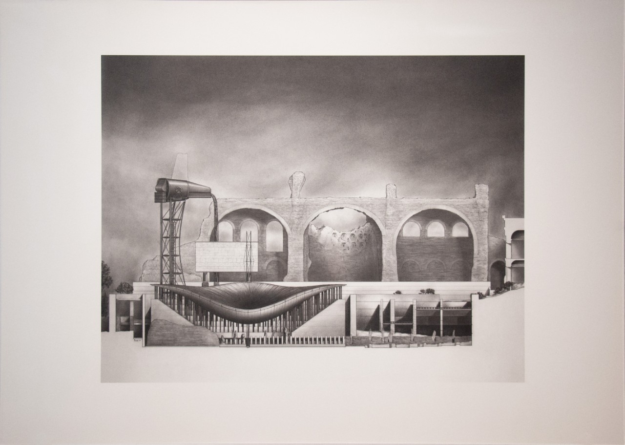Doug Darden, Temple Forgetful, lithograph