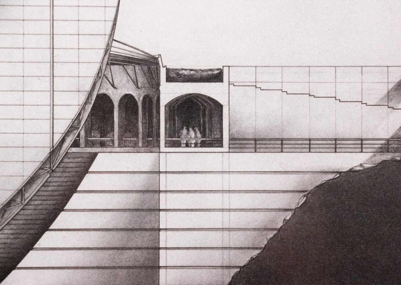 Doug Darden, Night School, lithograph