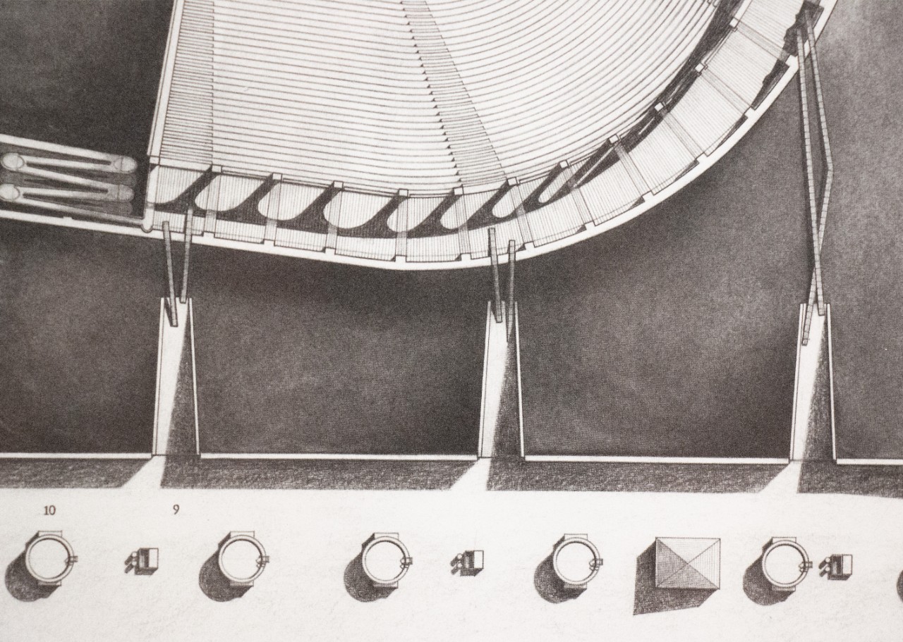 Doug Darden, Night School, lithograph