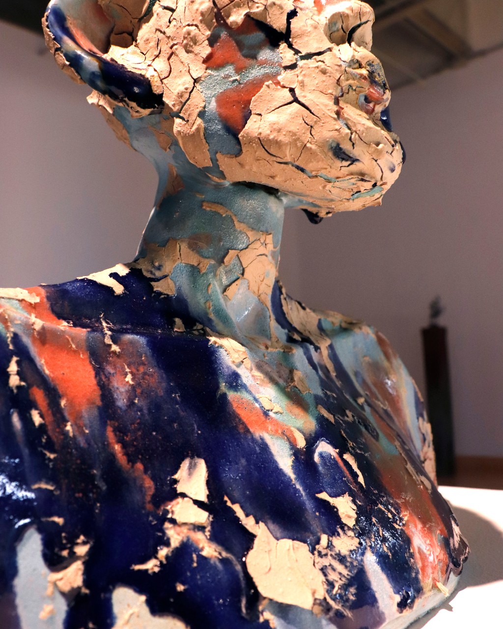 Listen’N by Julie Morrill, Stoneware, glaze, slip, 2021 