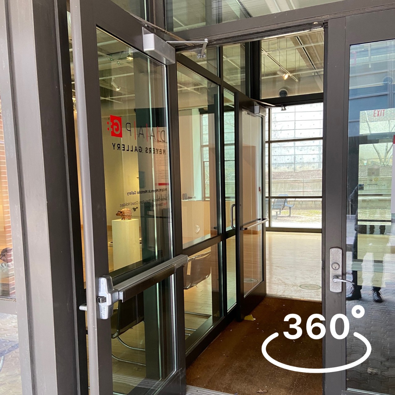 entry way to the meyers gallery