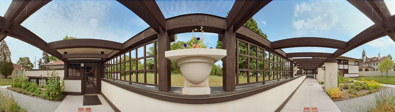 Frank Llyod Wright's Westcott House - Garden by Thomas R. Schiff