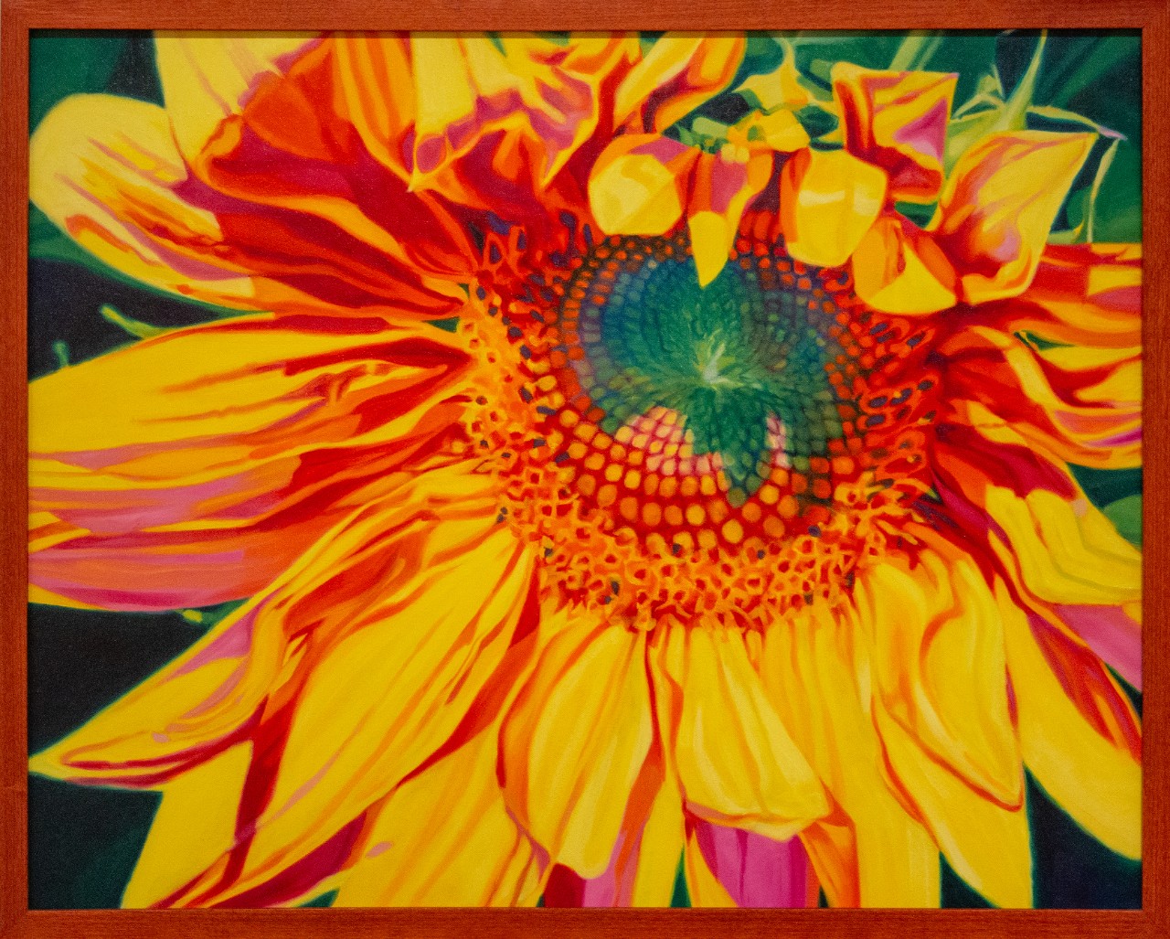 Emily Miraldi, Gorman Farm Sunflower, oil