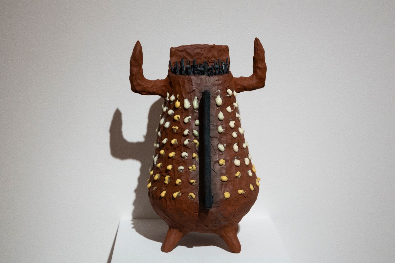 buffalo inspired sculpture