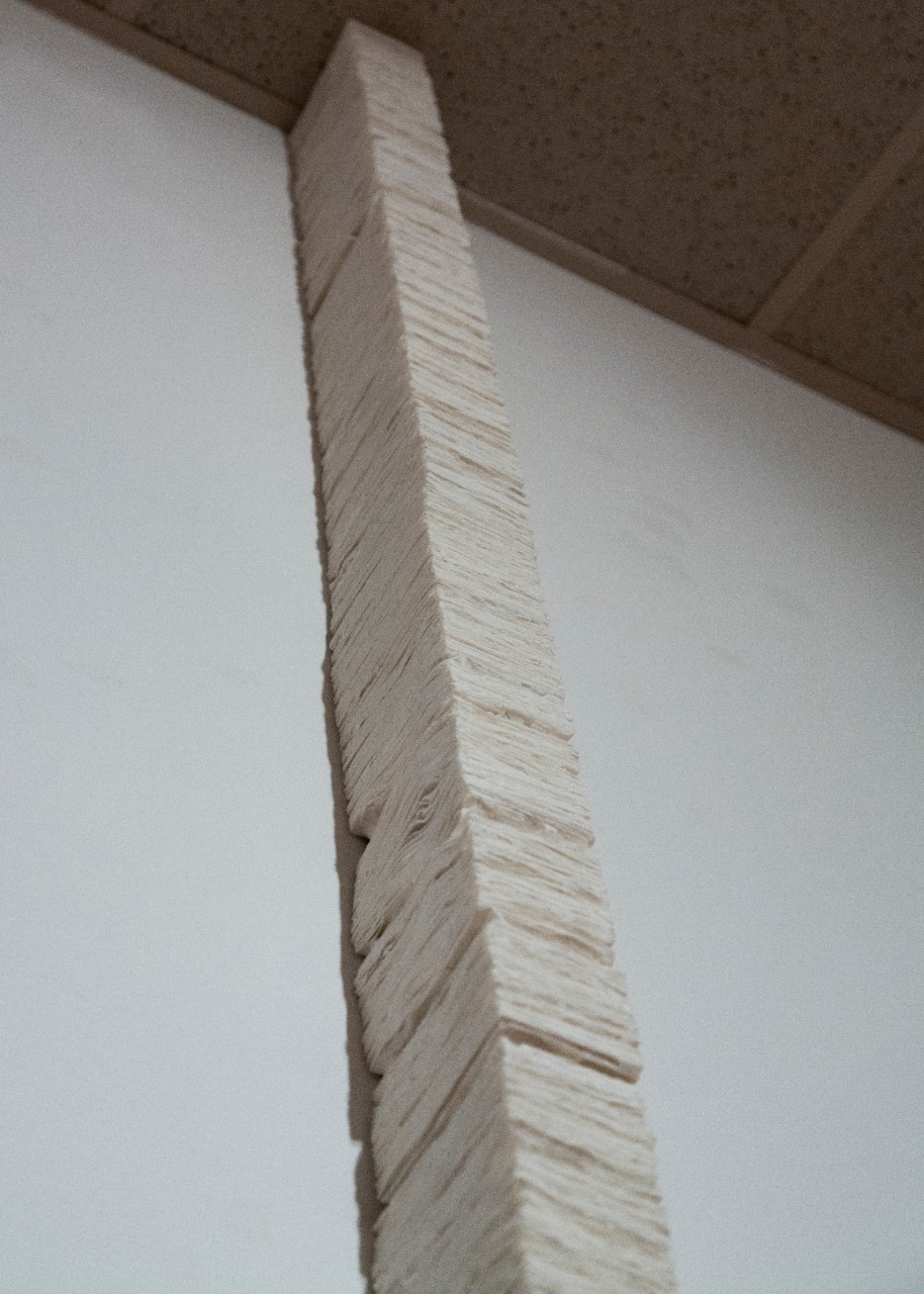 Porcelain and ashes of paper