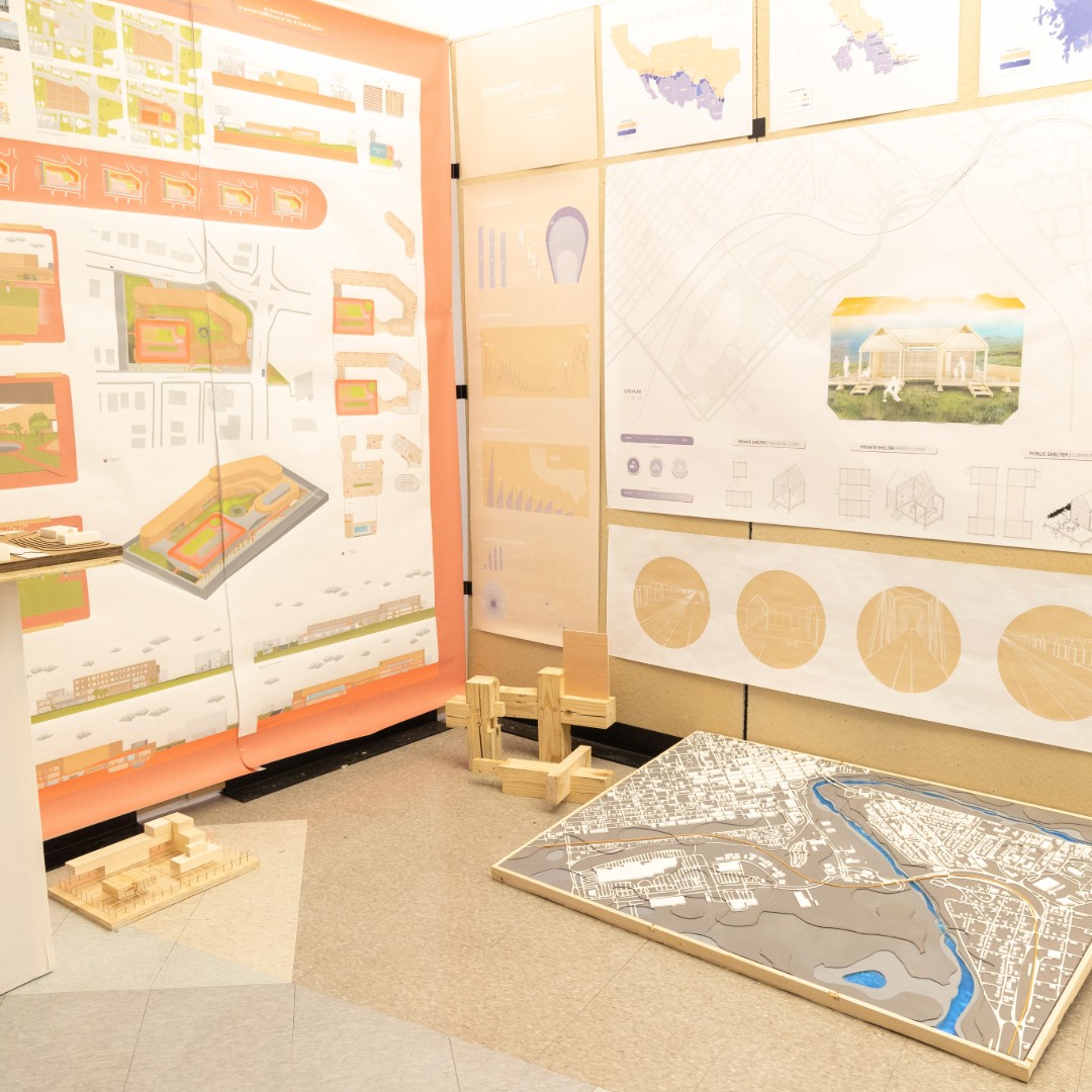 DAAPworks 2024 Architecture Capstone Project on display