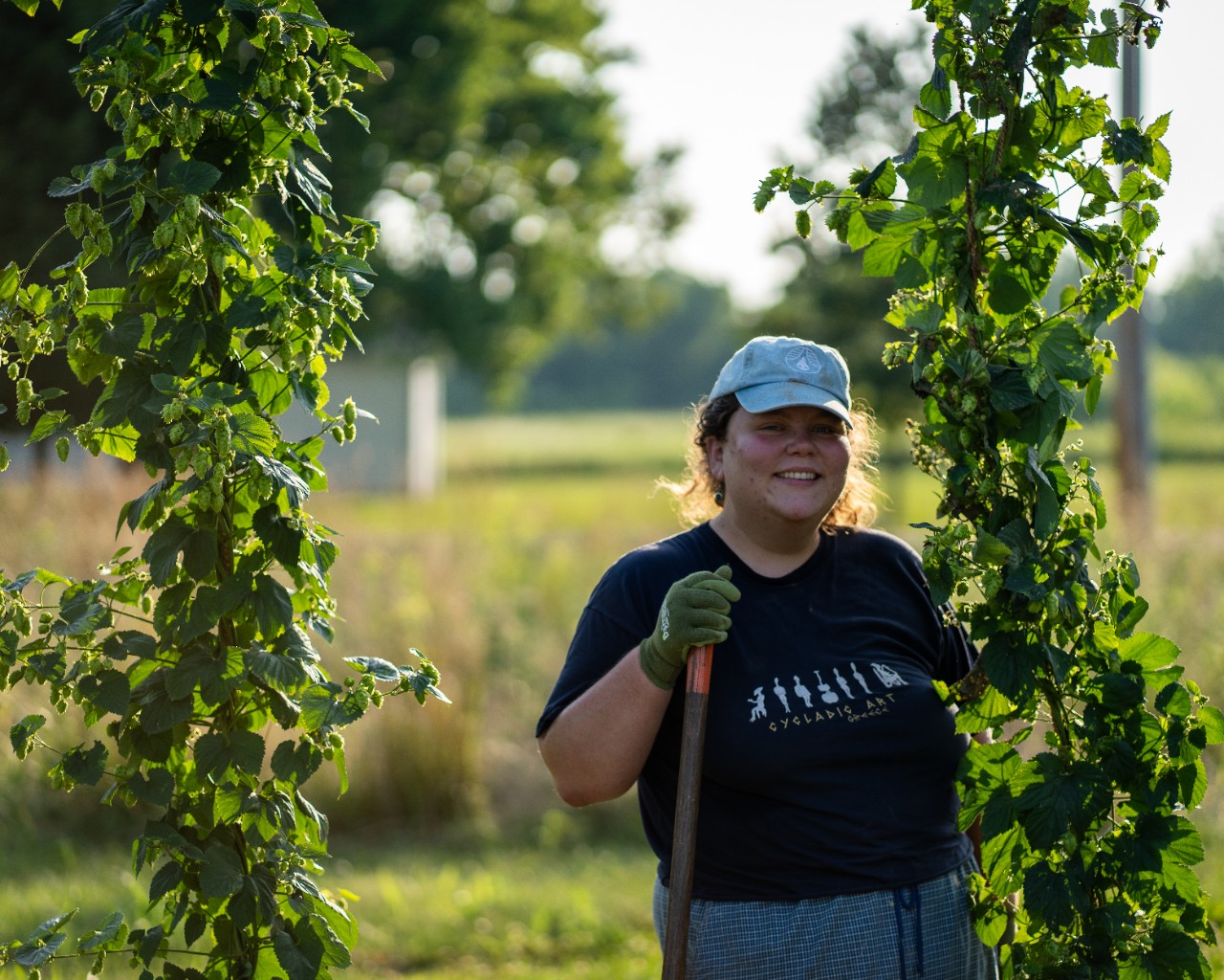 Individual student during her Horticulture 4084 class